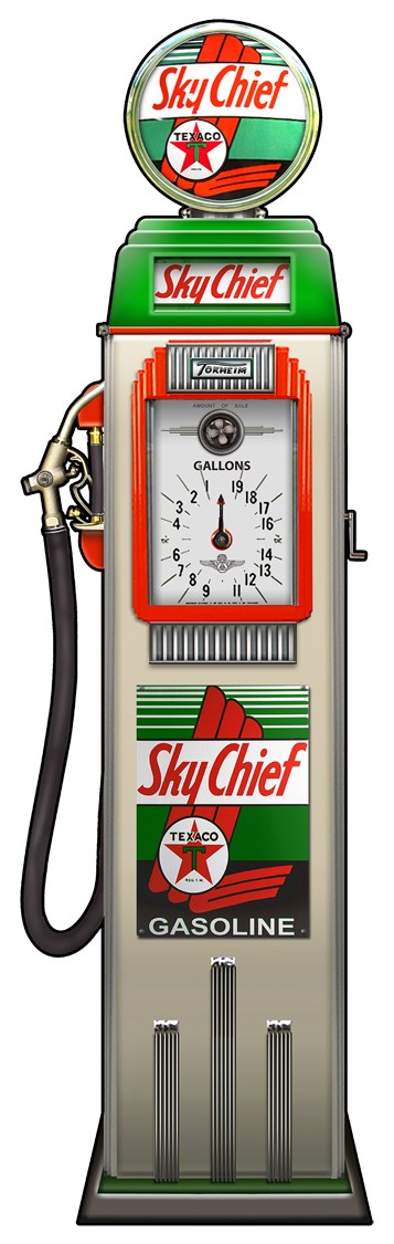 Texaco Sky Chief Gas Pump Reproduction Garage Art Metal Sign 12x40 Texaco Sky Chief Gas Pump Reproduction Garage Art Metal Sign 12x40
