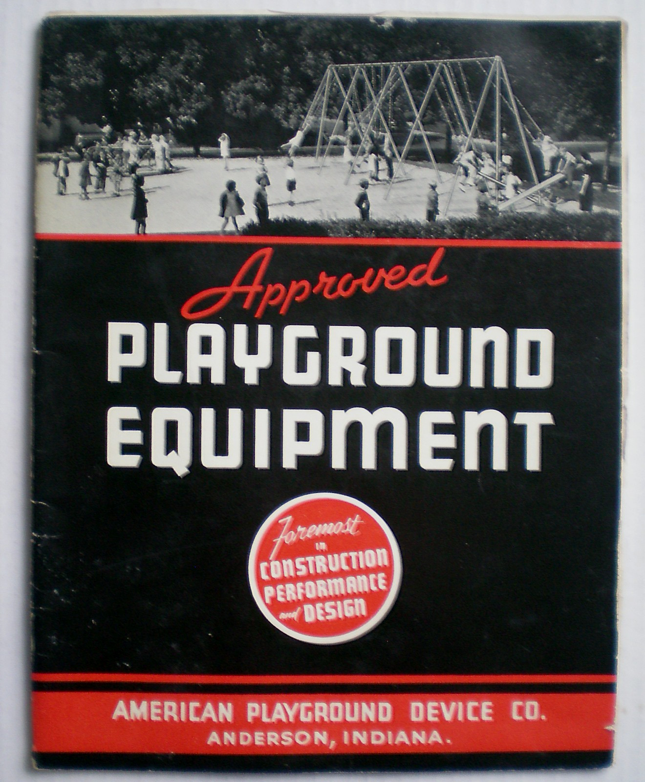 1934 American Playground Device Co Catalog No 24 Salesman Stamp & Letter Vintage 1934 American Playground Device Co Catalog No 24 Salesman Stamp & Letter Vintage