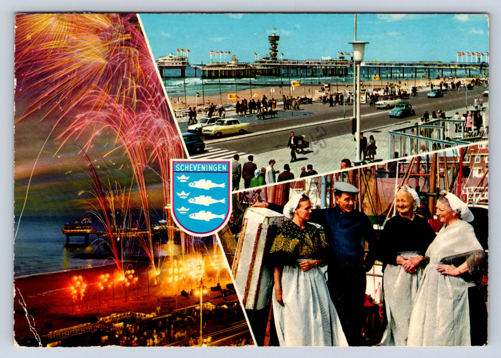 Vintage Postcard Scheveningen Netherlands