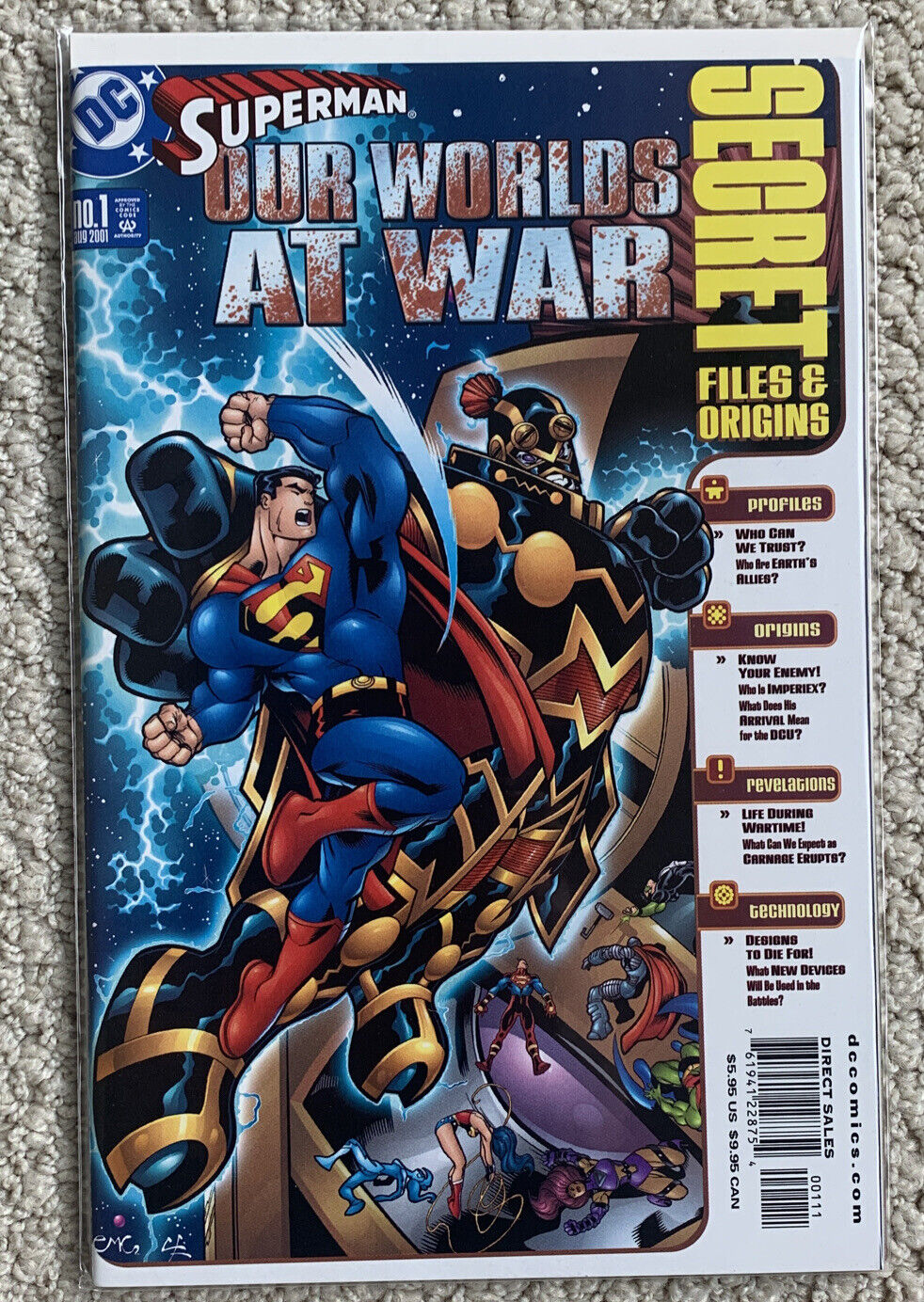 Superman: Our Worlds at War Secret Files & Origins #1 DC 2001 Comics