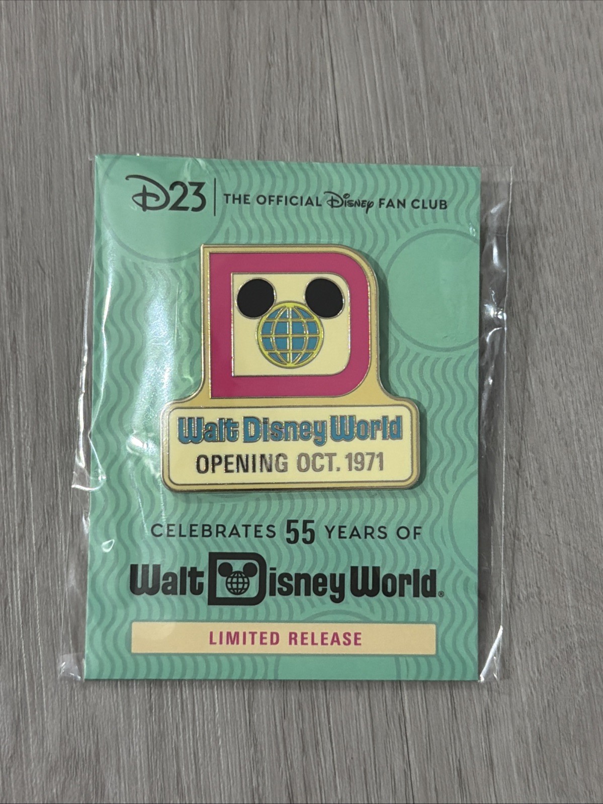 D23 Walt Disney World Opening Oct 1971 55th Anniversary Event Pin LR 2026 D23 Walt Disney World Opening Oct 1971 55th Anniversary Event Pin LR 2026