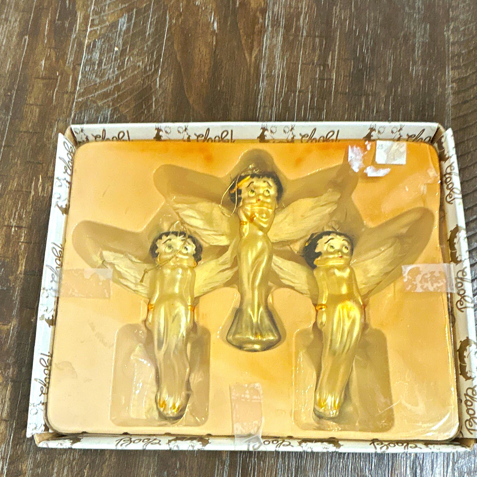 1998 Betty Boop Angel Christmas Ornament Set of 3 New in Box Bright Ideas 1998 Betty Boop Angel Christmas Ornament Set of 3 New in Box Bright Ideas