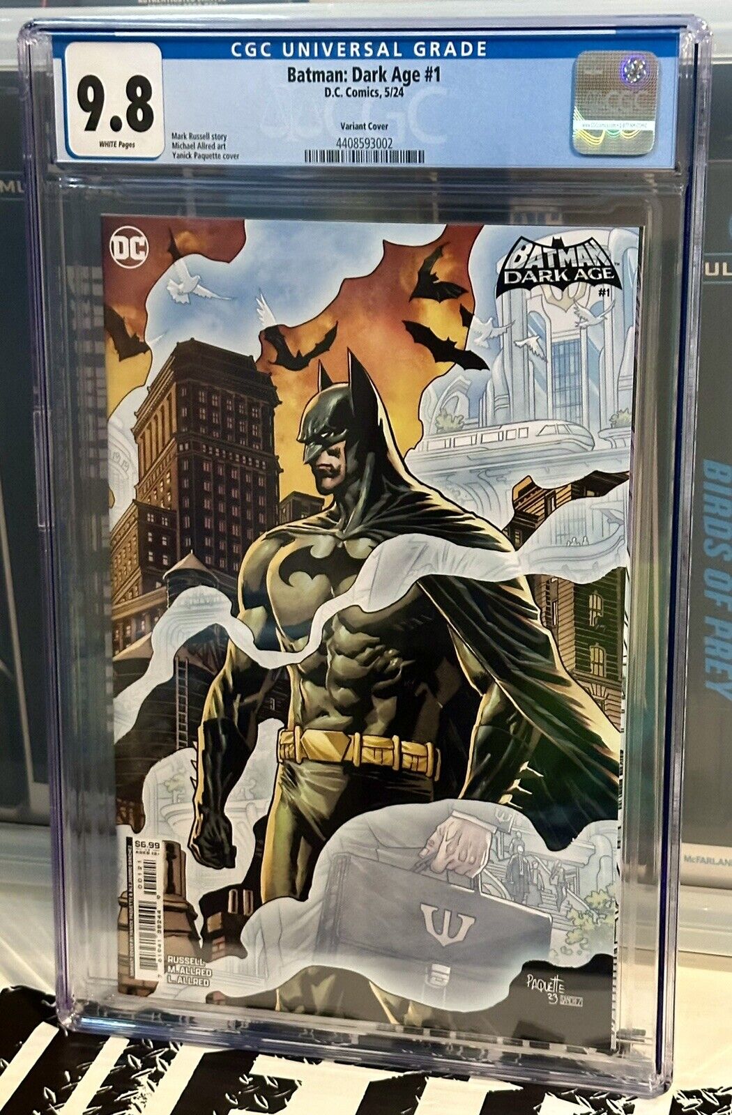 Batman Dark Age #1 CGC 9.8 Yanick Paquette Variant Cover Bruce Wayne DC Comic MT