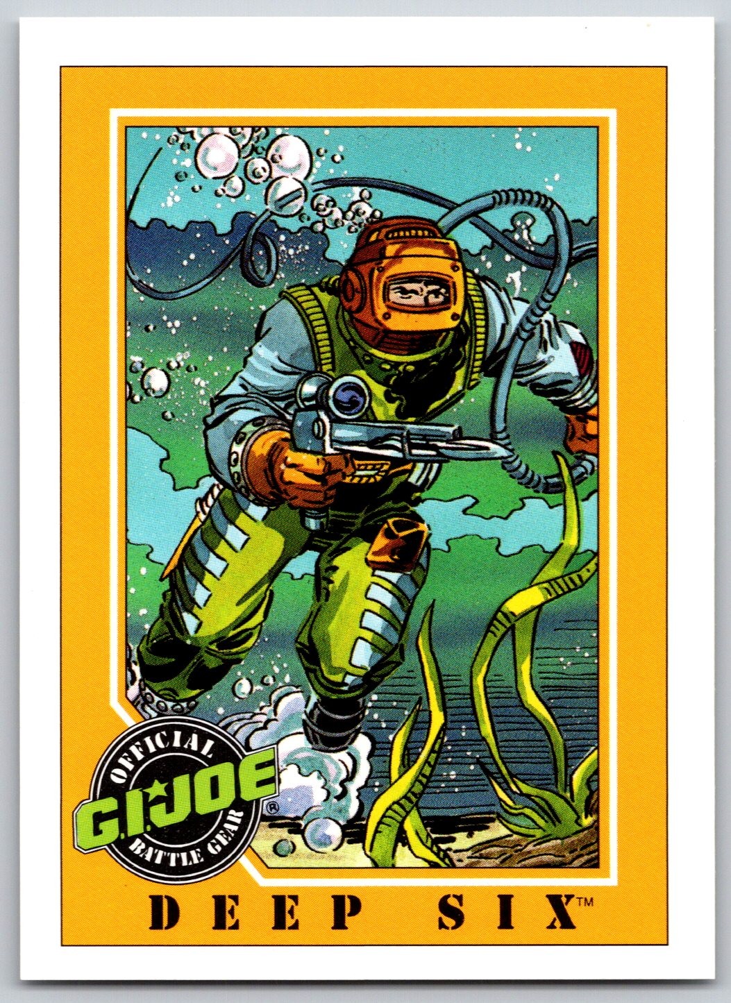 1991 Impel G.I. Joe Series 1 #64 Deep Six NM Non-Sport Trading Card 1991 Impel G.I. Joe Series 1 #64 Deep Six NM Non-Sport Trading Card