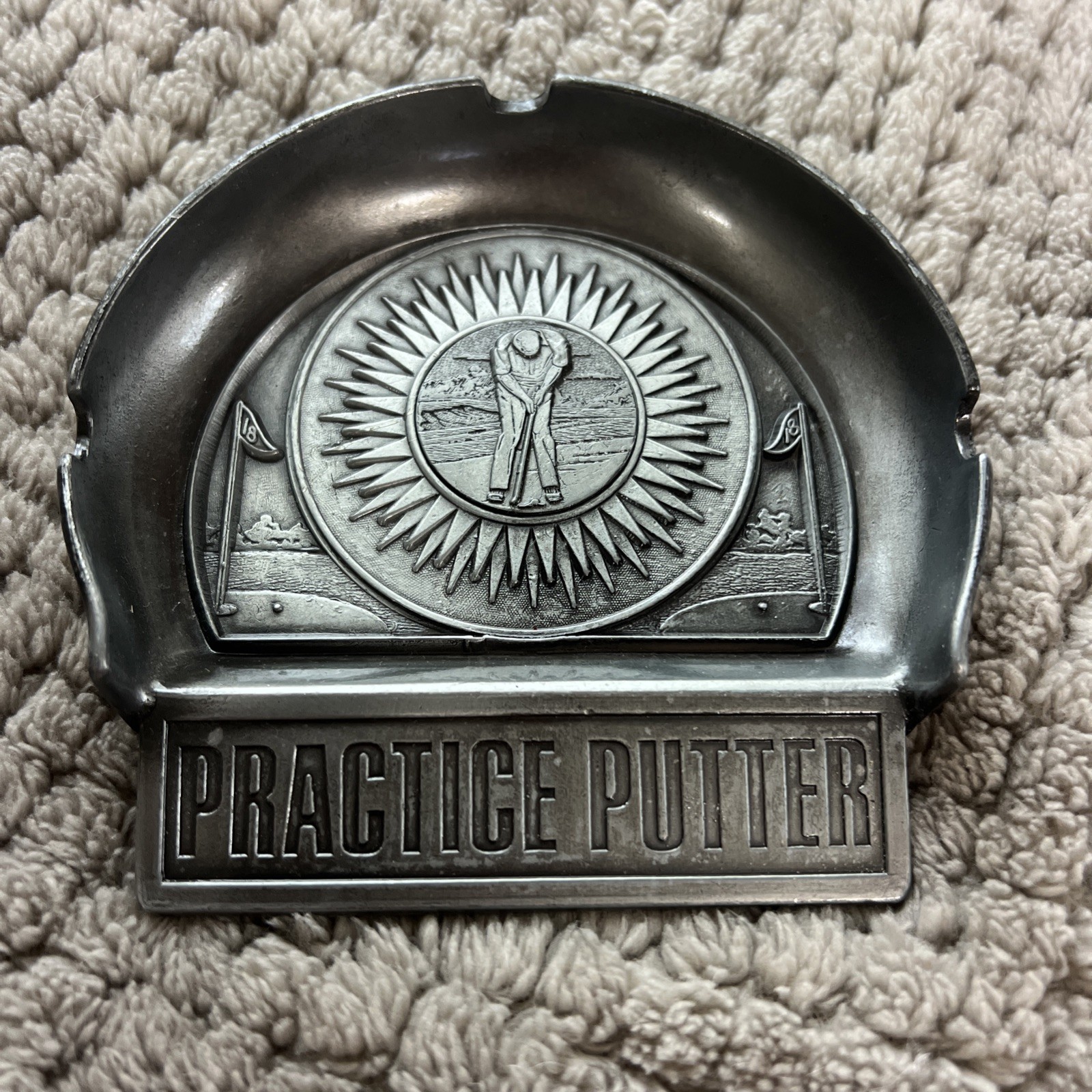 Vintage Pewter Golf Putting Cup Ashtray Coaster Trinket Dish Superb Heritage Vintage Pewter Golf Putting Cup Ashtray Coaster Trinket Dish Superb Heritage