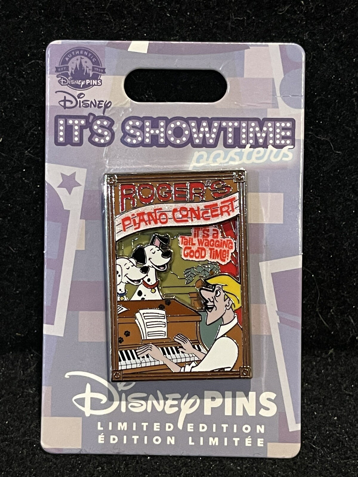 Disney It’s Showtime Poster Monthly Series 101 Dalmatians Pin LE 3000