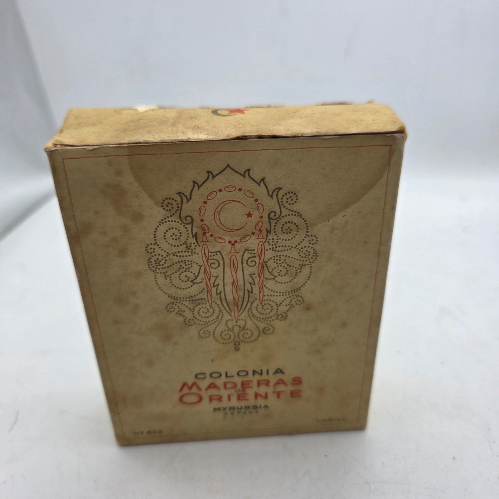 Vintage Myrurgia Maderas de Oriente No 603 Cologne Bottle Original Box Spain