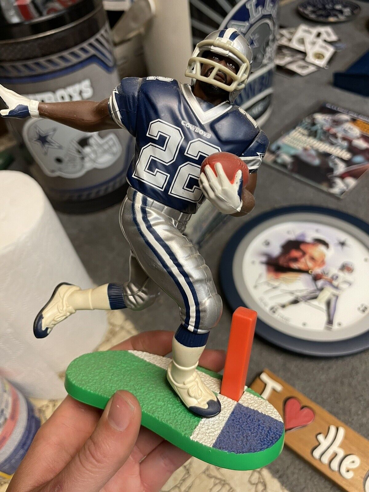 Dallas Cowboys #33 Emmitt Smith Figurine
