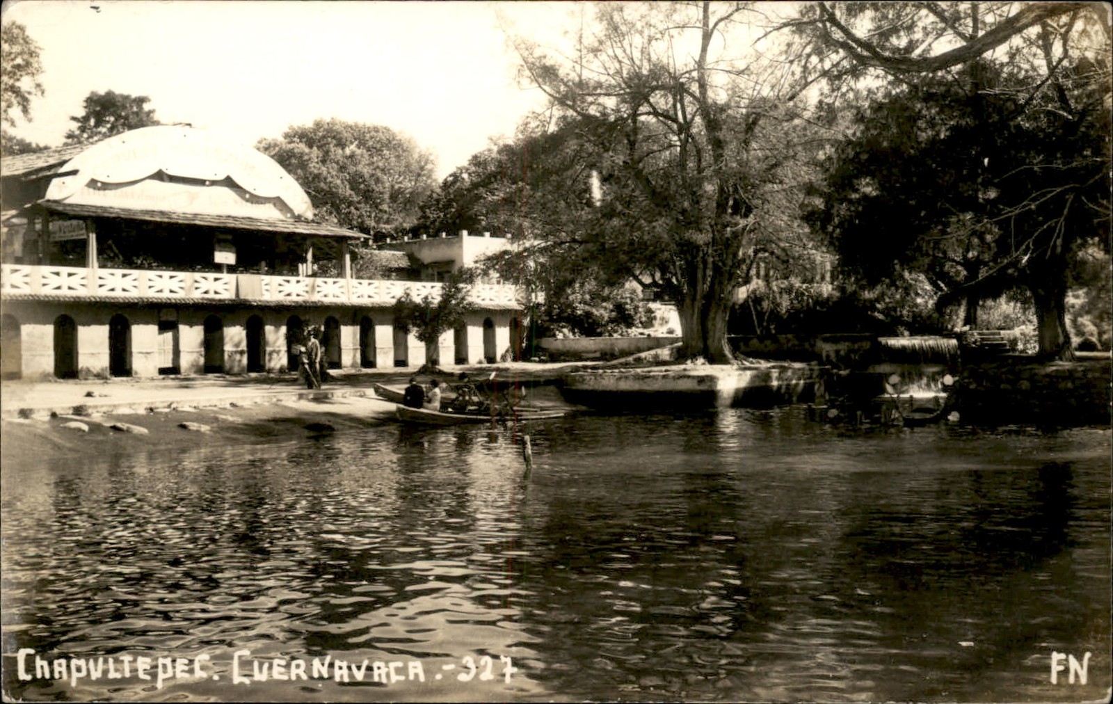 Cuernavaca Chapultepec c1920s-30s Real Photo Vintage Postcard