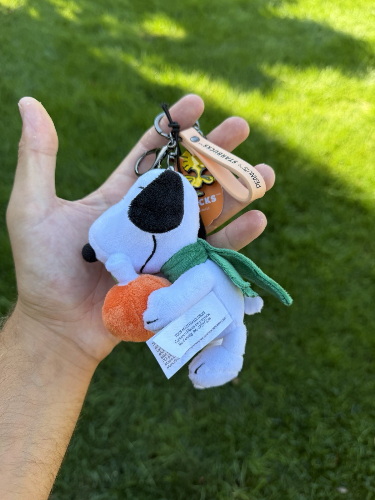 Peanuts x Starbucks Snoopy Bag Charm Keychain Limited Edition Peanuts x Starbucks Snoopy Bag Charm Keychain Limited Edition
