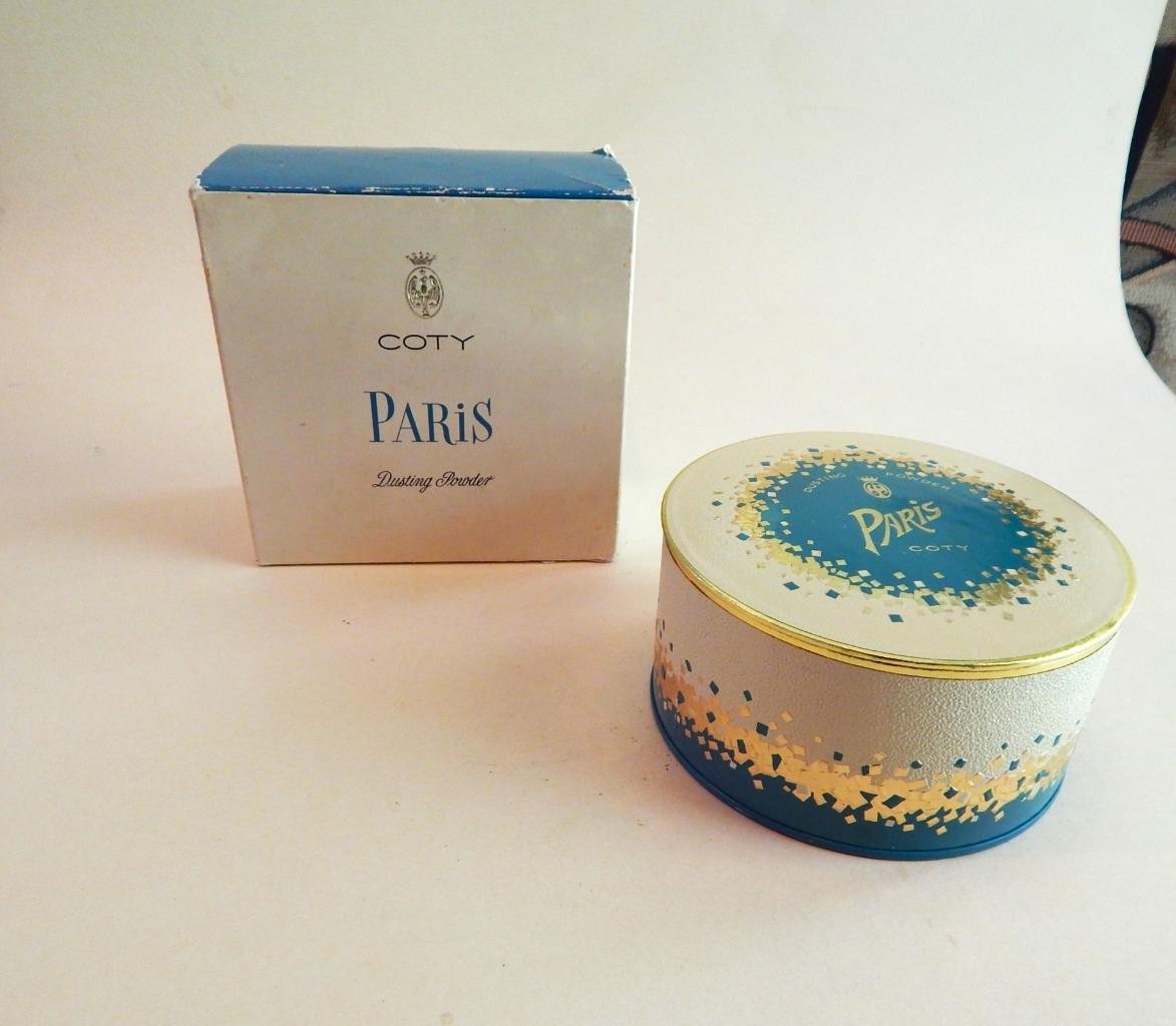Vintage Coty, Paris Dusting Powder w Box, Never Used, 5.25 Oz Vintage Coty, Paris Dusting Powder w Box, Never Used, 5.25 Oz
