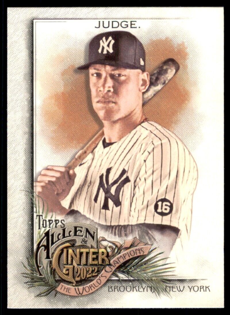 2022 Allen and Ginter Base #11 Aaron Judge - New York Yankees