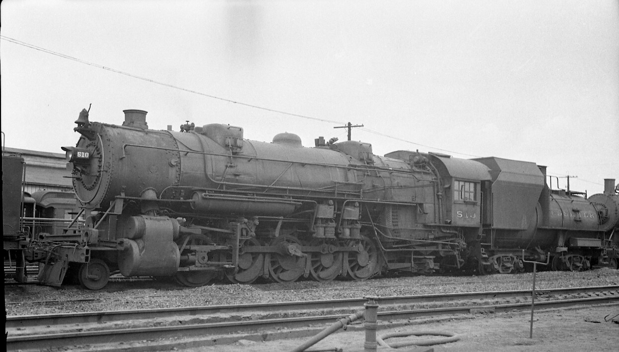 B&LE Bessemer and Lake Erie 510 2-10-2 Railroad Negative 1780 B&LE Bessemer and Lake Erie 510 2-10-2 Railroad Negative 1780