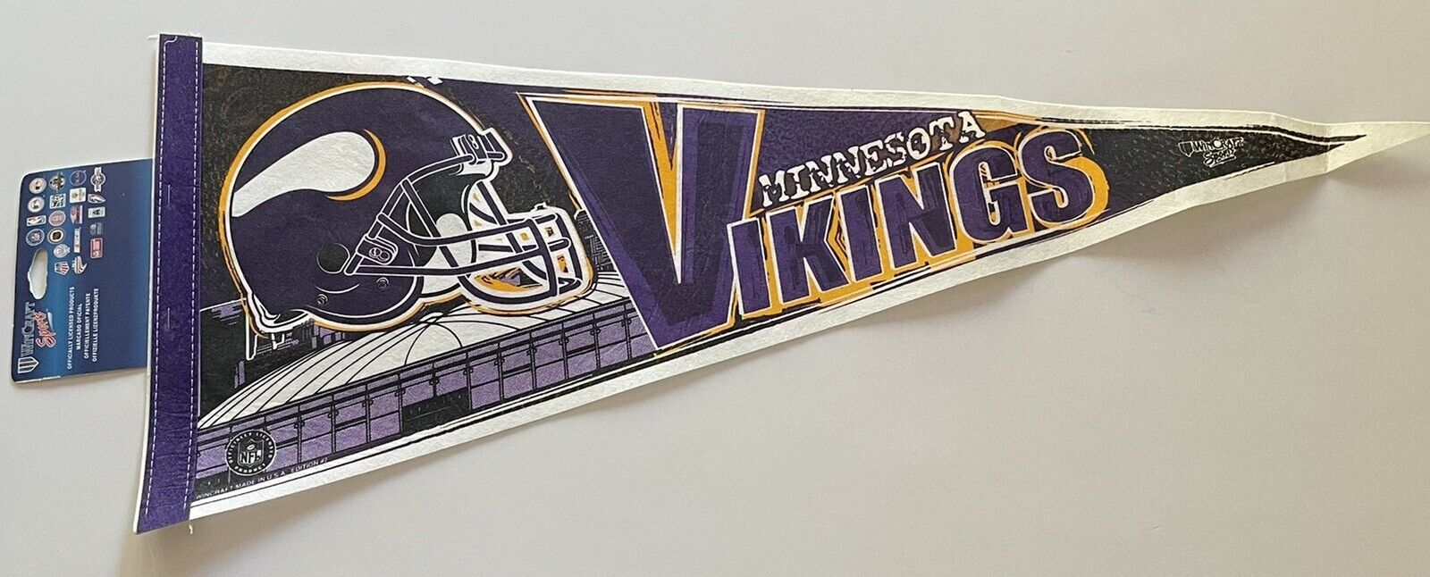 Minnesota Vikings 30” Football Pennant