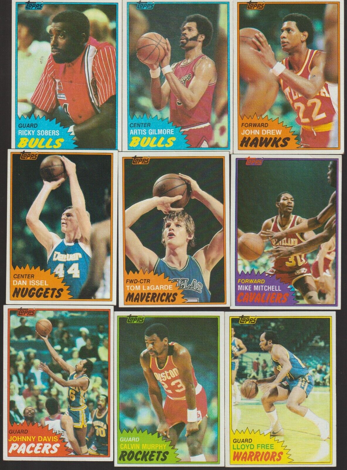 LOT OF 60 DIFFERENT 1981-82 TOPPS #1 - #89 BASKETBALL CARDS NM/MT STARTER SET