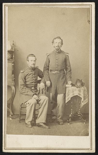 Photo:Hampton VA Cline Morris 1864-1865 Civil War Union Soldiers Portrait