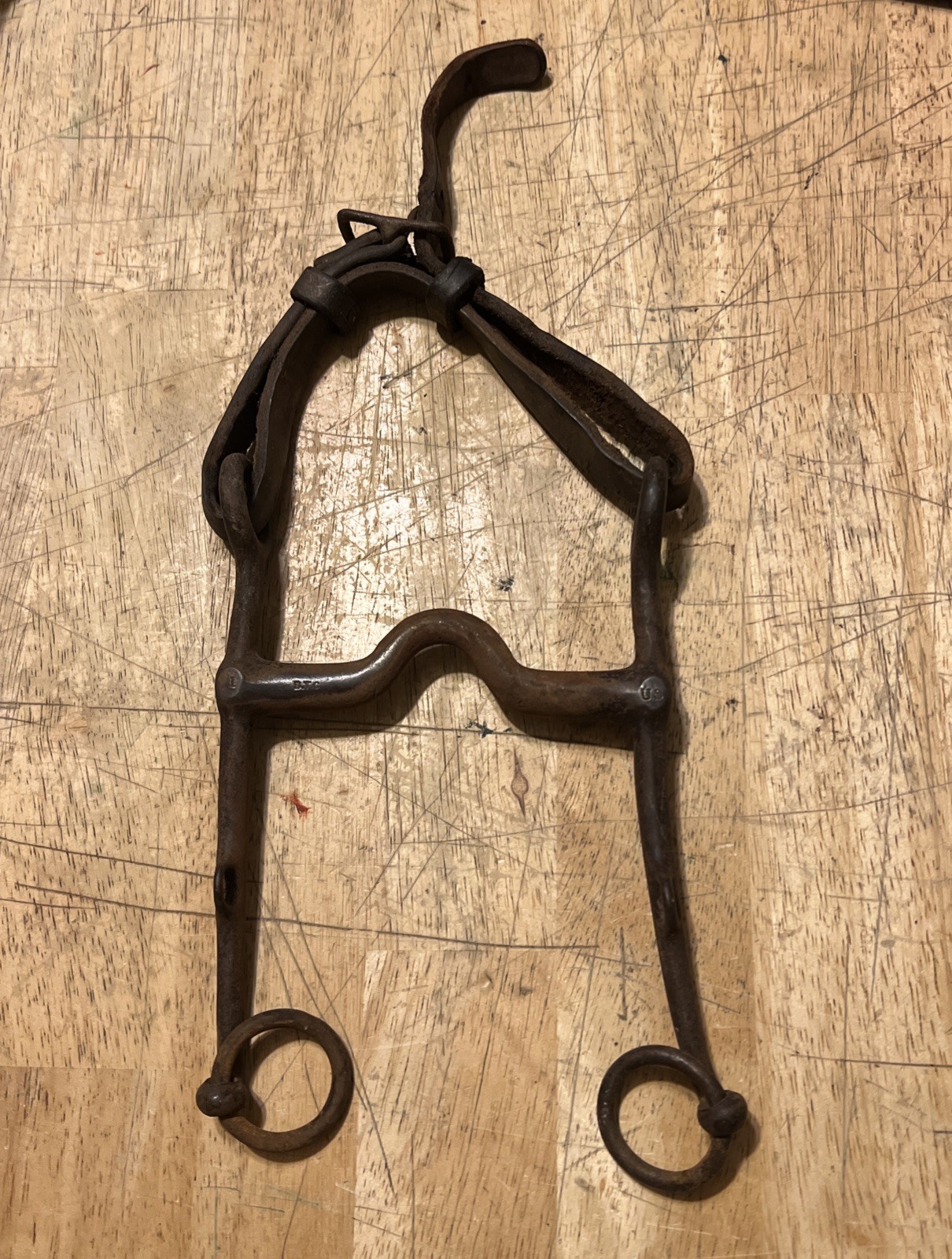 Antique US Military Horse Bit Marked BTC US 1 Antique US Military Horse Bit Marked BTC US 1