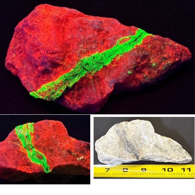 MILLER CANYON: 3 COLOR  W/  A+++ WILLEMITE BAND; HUACHUCA MTNS ,ARIZONA