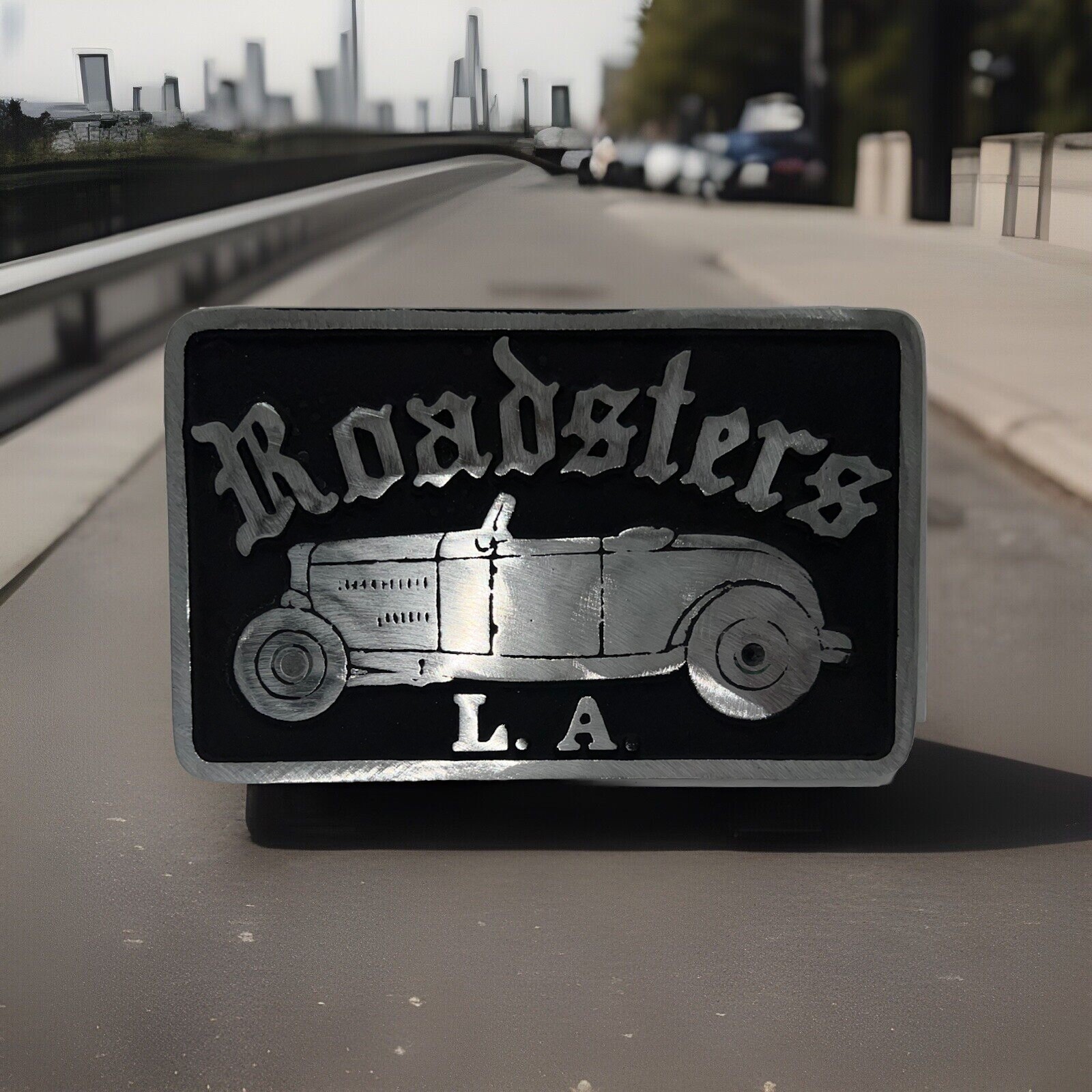 Vintage Cast Aluminum Roadsters L.A. RARE Car Club Plaque Collectable Nostalgia Vintage Cast Aluminum Roadsters L.A. RARE Car Club Plaque Collectable Nostalgia