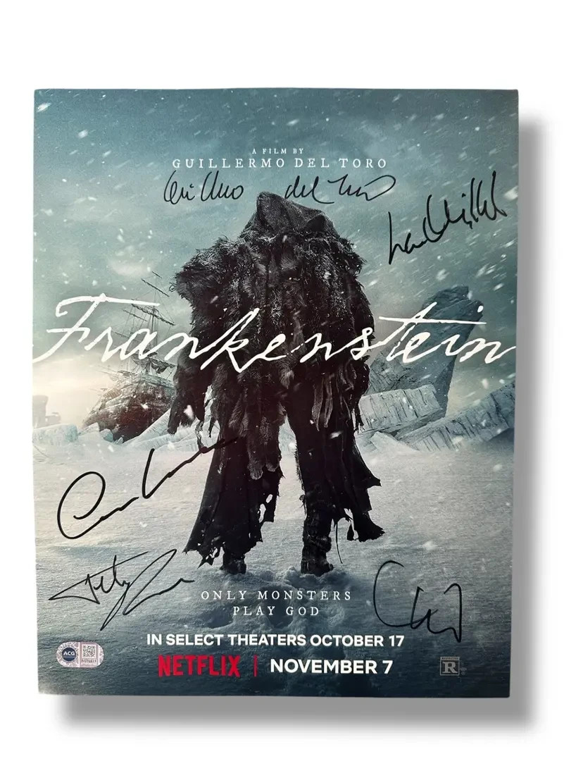 Frankenstein Cast 11x14 Signed Photo ACG Certified