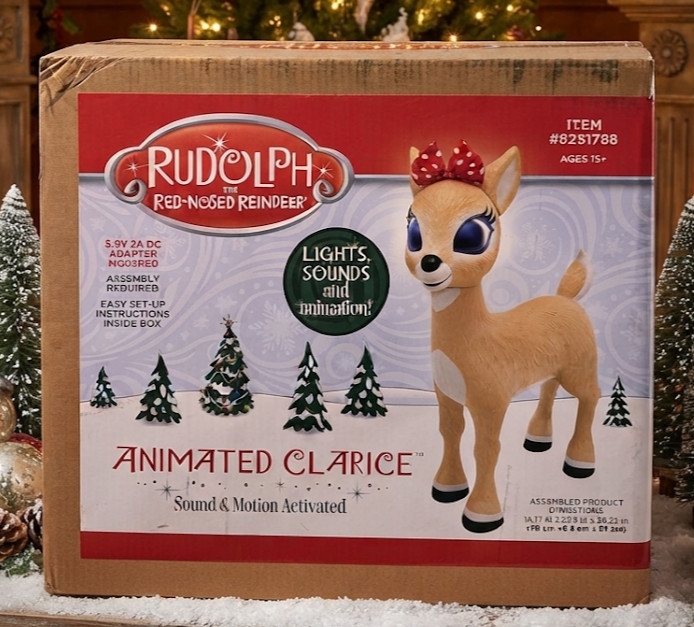 Lowes 2026 Clarice Animatronic Rudolph The Red Nose Reindeer Holiday Living Lowes 2026 Clarice Animatronic Rudolph The Red Nose Reindeer Holiday Living