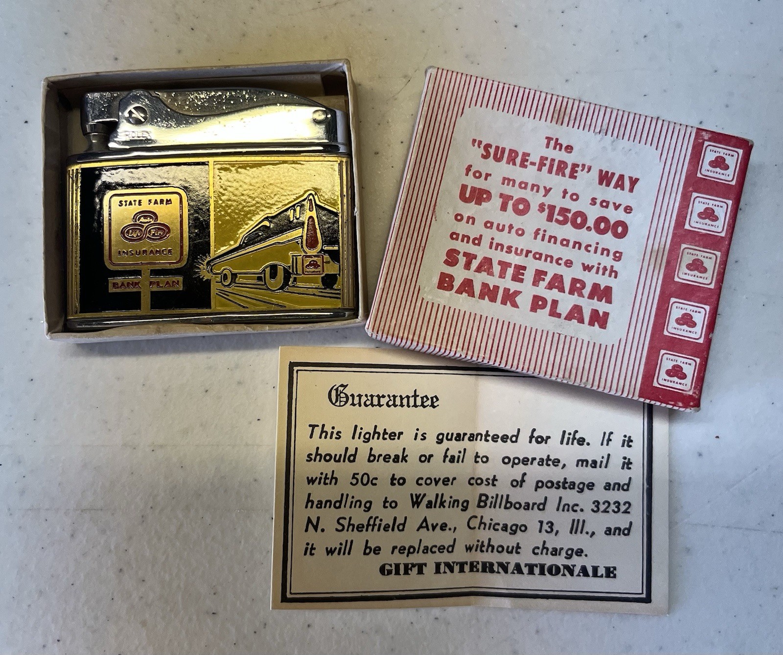 Original Vintage Rolex Super Automatic Deluxe Promo State Farm Bank Plan Lighter Original Vintage Rolex Super Automatic Deluxe Promo State Farm Bank Plan Lighter