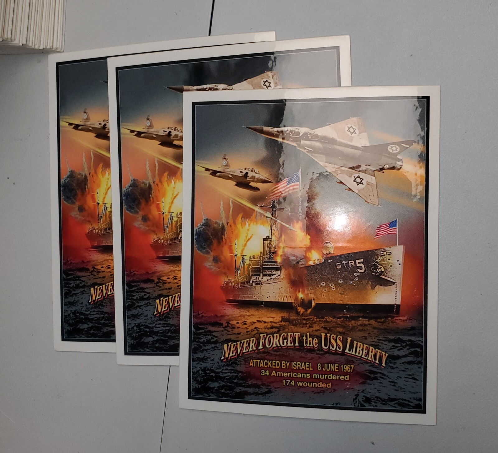 Remember the USS Liberty ISRAEL ๐ฎ๐ฑ WAR MACHINE STICKERS (3) Remember the USS Liberty ISRAEL ๐ฎ๐ฑ WAR MACHINE STICKERS (3)