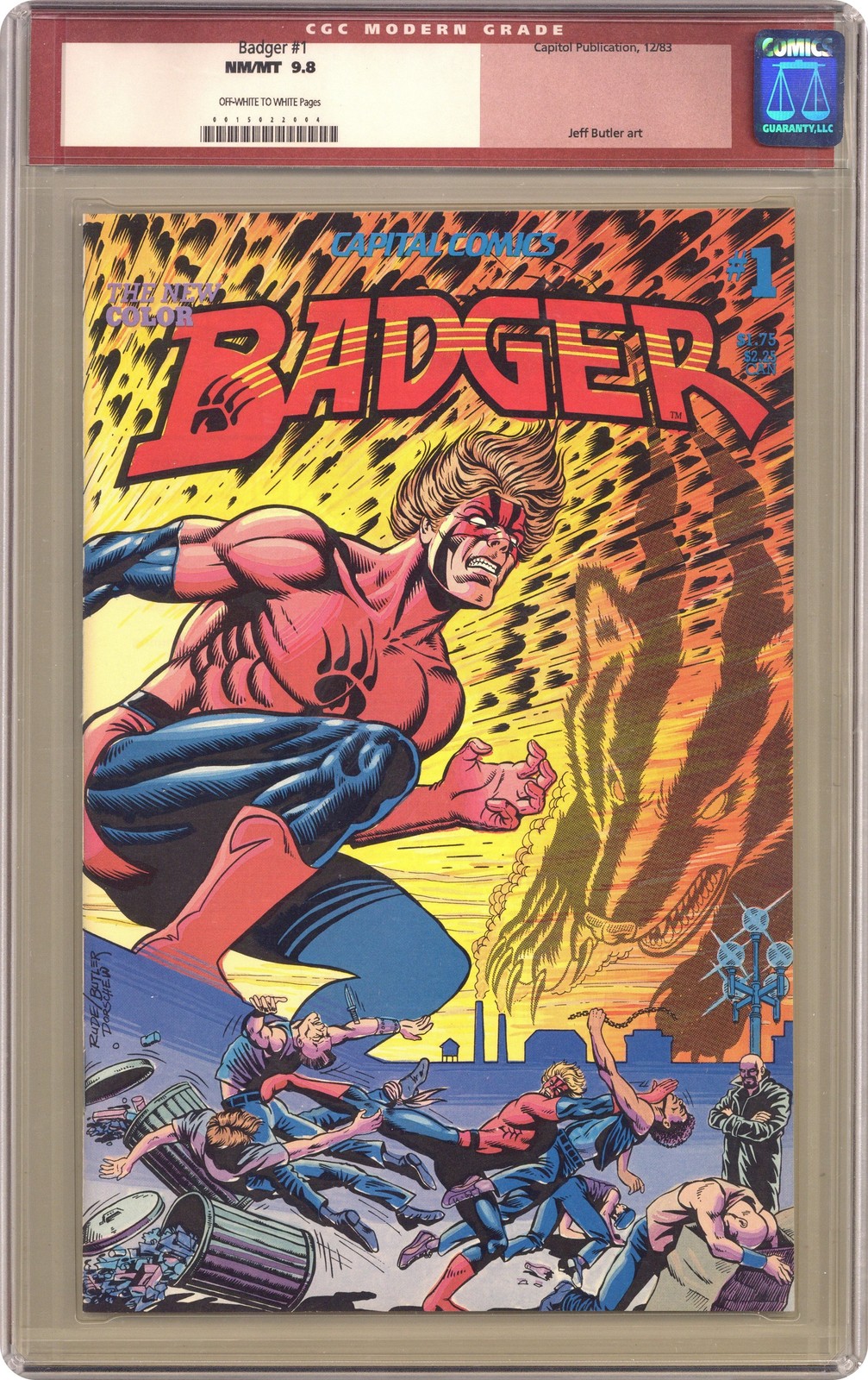Badger #1 CGC 9.8 1983 0015022004