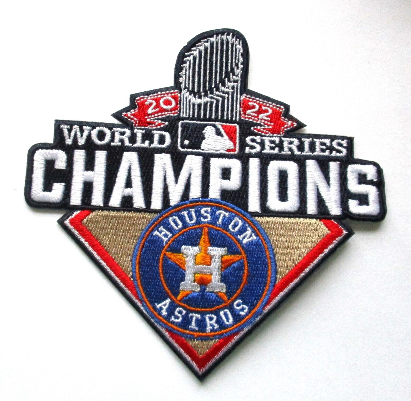 (1) LOT OF HOUSTON ASTROS WORLD SERIES CHAMPIONS 2022  PATCH PATCHES ITEM # 44
