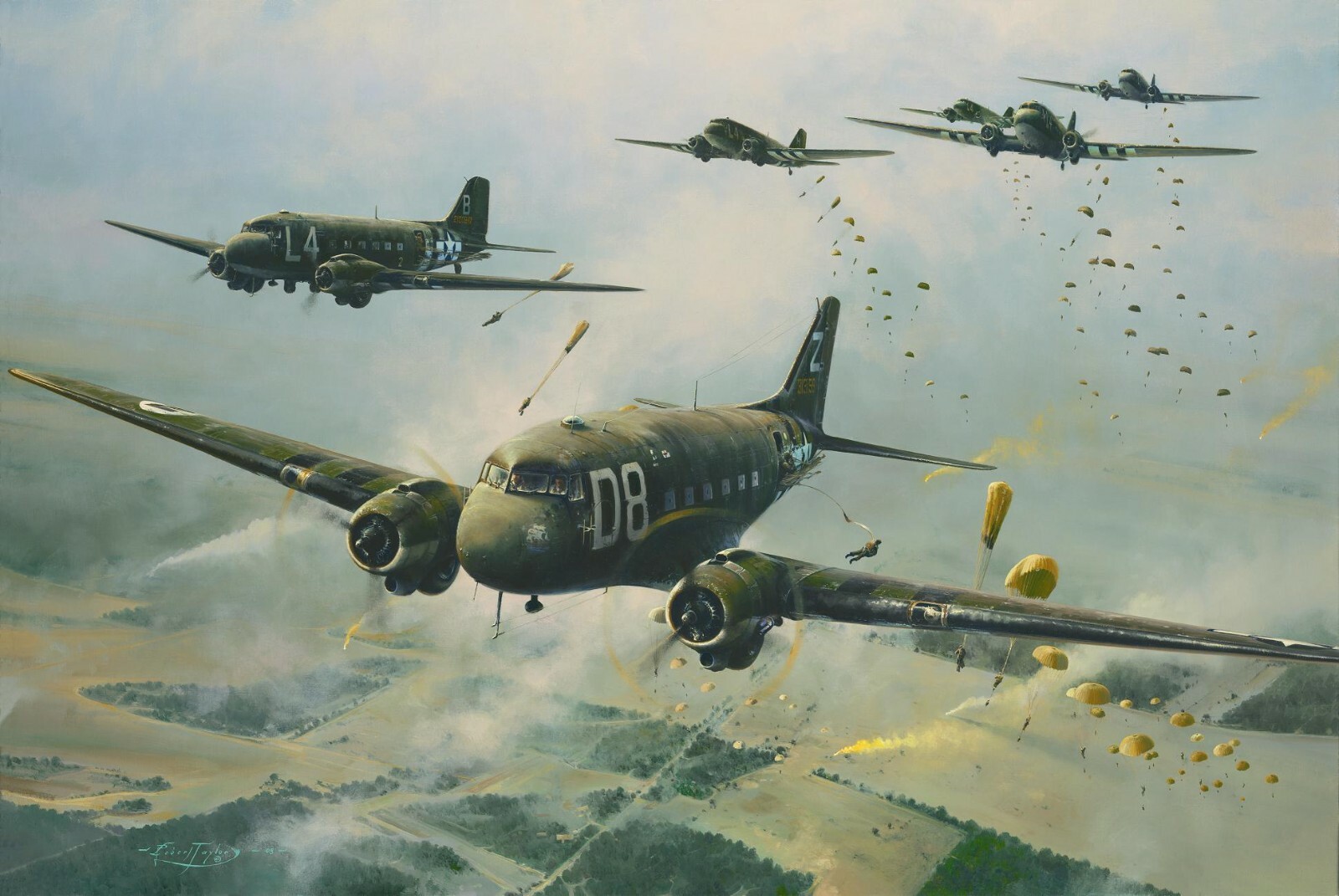 Road to the Rhine, Robert Taylor signed by 18 WWII Easy Company & 101st Airborne