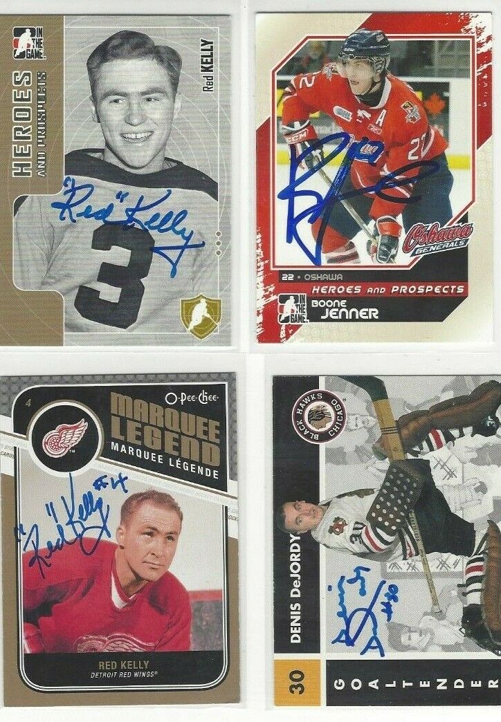  2005-06 ITG Heroes and Prospects #7 Red Kelly Signed Detroit Red Wings