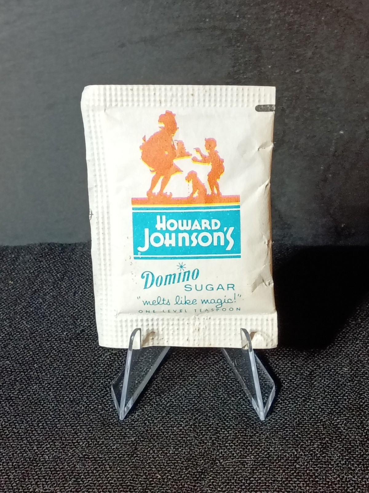 Domino Sugar Packet Ephemera Advertising vtg 1960s Howard Johnson Retro Ads Domino Sugar Packet Ephemera Advertising vtg 1960s Howard Johnson Retro Ads