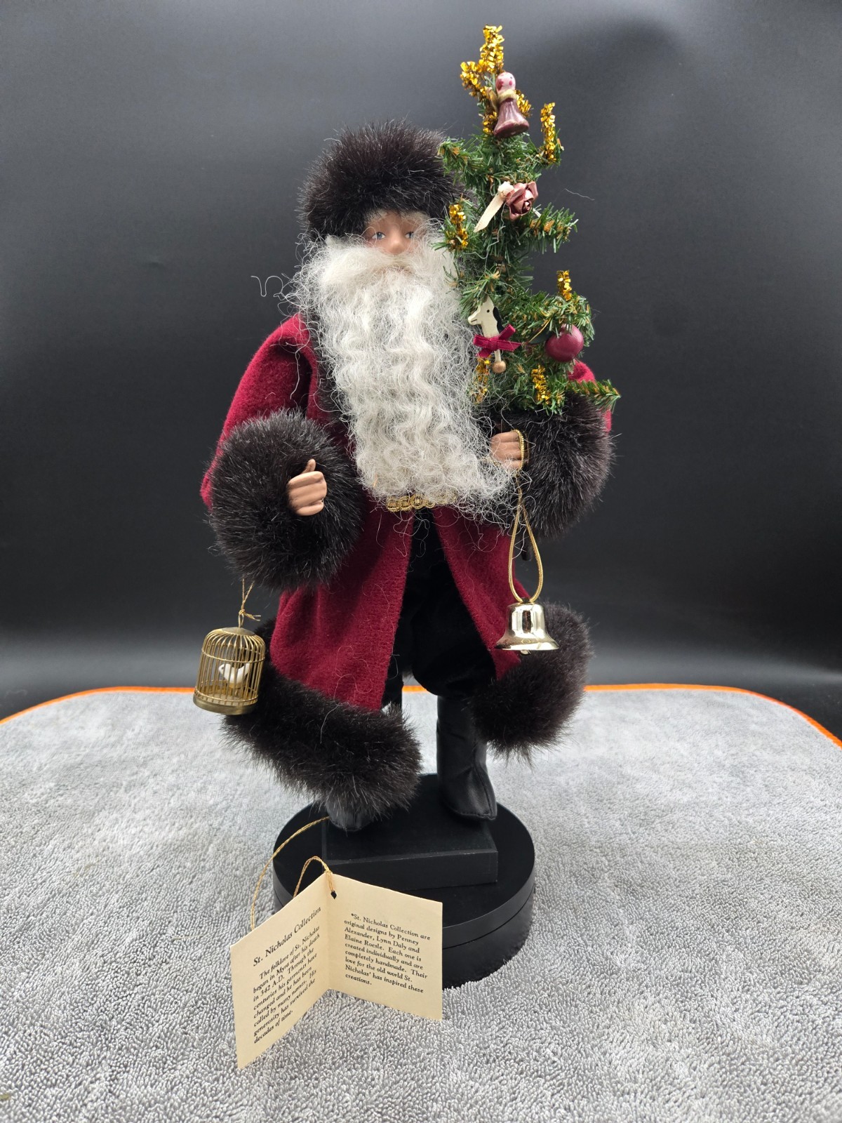 1990 Elaine Roesle St Nicholas Collection Victorian Santa Figure Rare 4/25