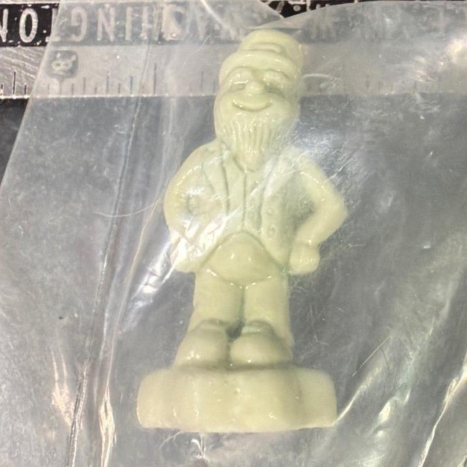 Wade Vintage Miniature Leprechaun Figurine Light Green Lucky Charm 1.75 Inch