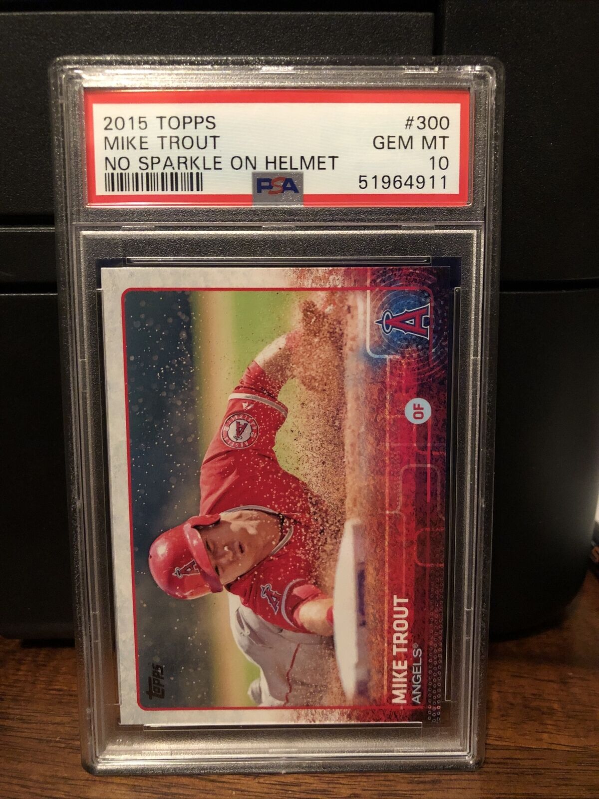 2015 Topps Mike Trout Baseball Card #300 PSA 10 Gem Mint