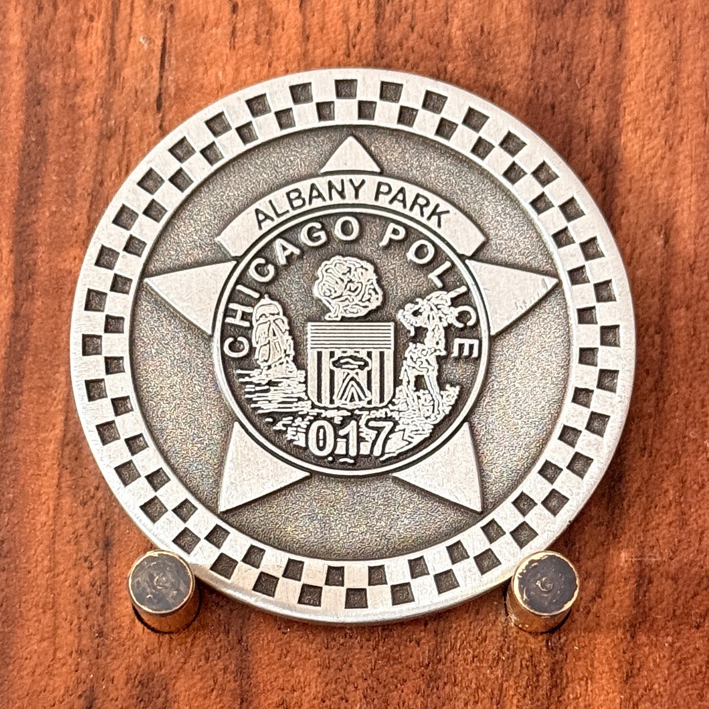 Chicago Police Albany Park COVID-19 Double Sided Challenge Coin W#32 Chicago Police Albany Park COVID-19 Double Sided Challenge Coin W#32