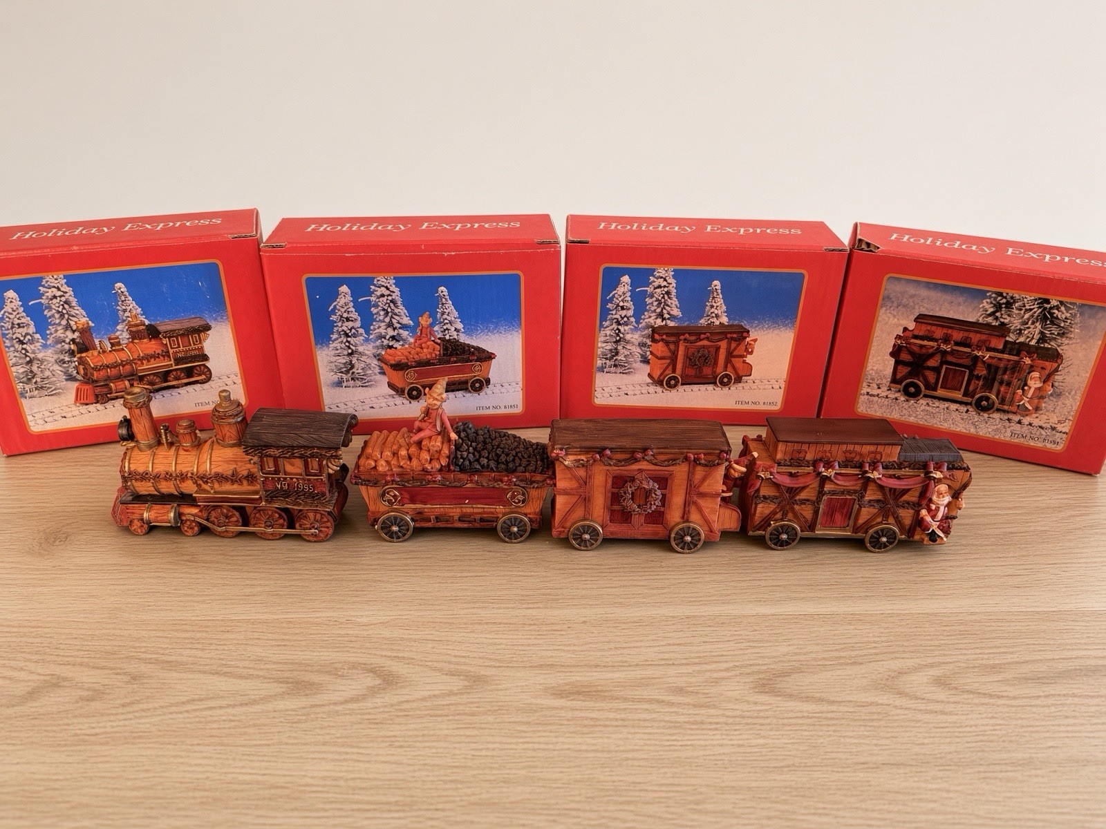 Complete vintage Hallmark Holiday Express train set Complete vintage Hallmark Holiday Express train set
