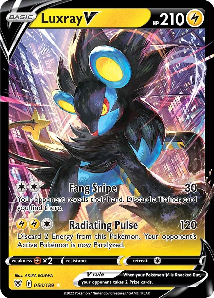 Luxray V Holofoil [SWSH10 - 050/189]