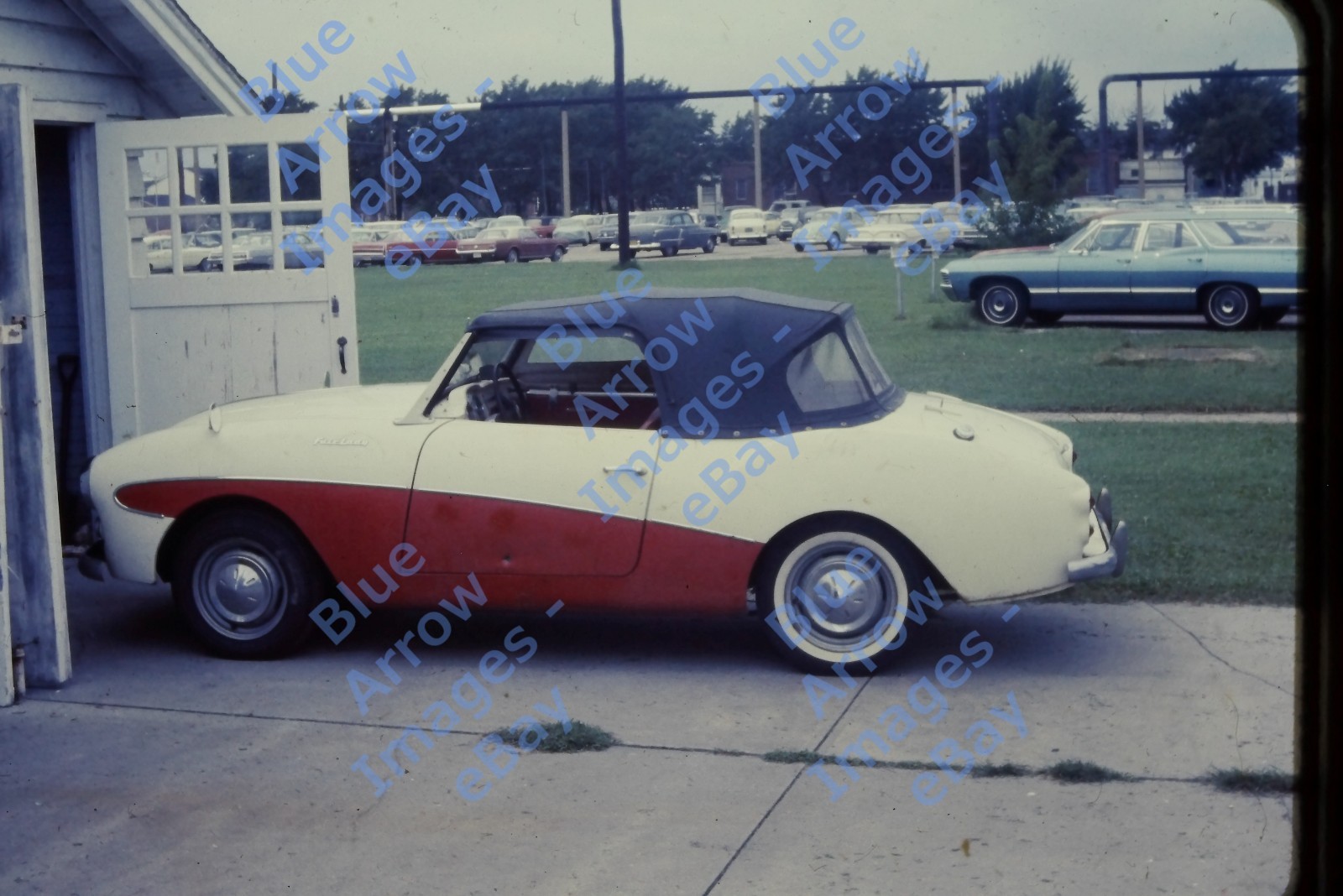 1968 35mm Slide Datsun Fairlady Sport Two Tone Convertible #9311 1968 35mm Slide Datsun Fairlady Sport Two Tone Convertible #9311
