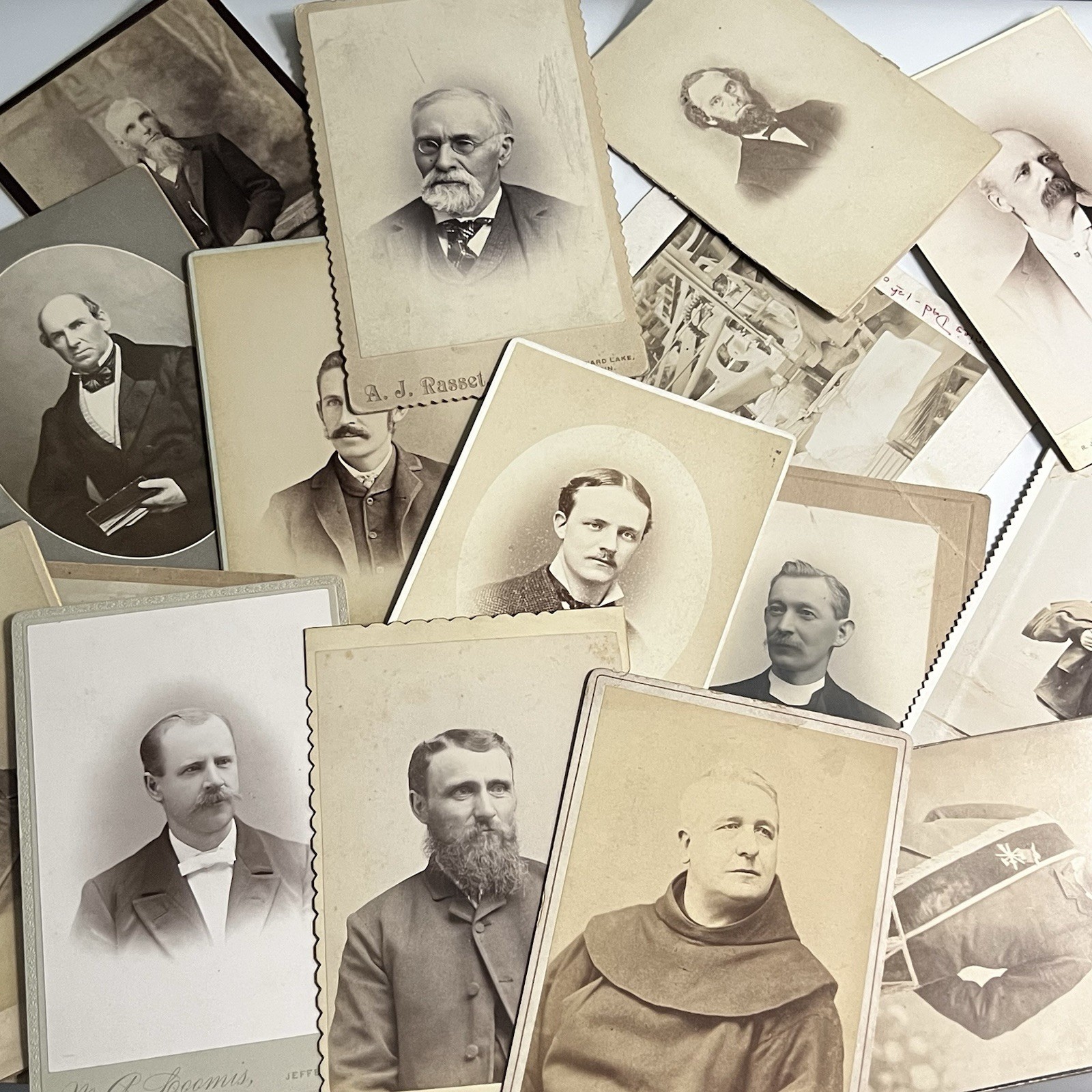 Antique Photograph Cabinet Card Lot Of 17 Charming Mature Men Priest Man Variety Antique Photograph Cabinet Card Lot Of 17 Charming Mature Men Priest Man Variety