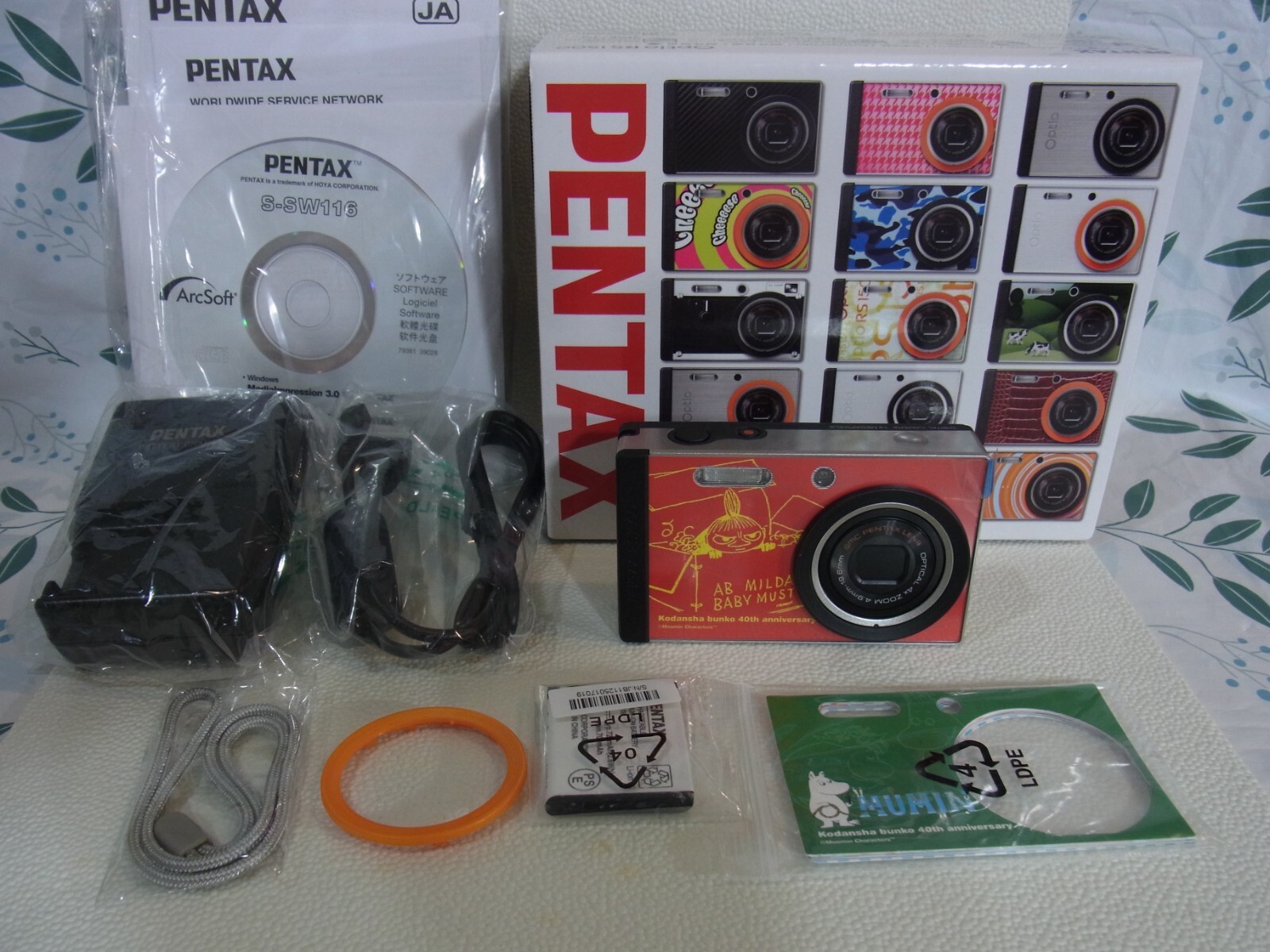 PENTAX Not for sale, limited edition(sr-636) Optio RS1500 Moomin spec from JPN PENTAX Not for sale, limited edition(sr-636) Optio RS1500 Moomin spec from JPN