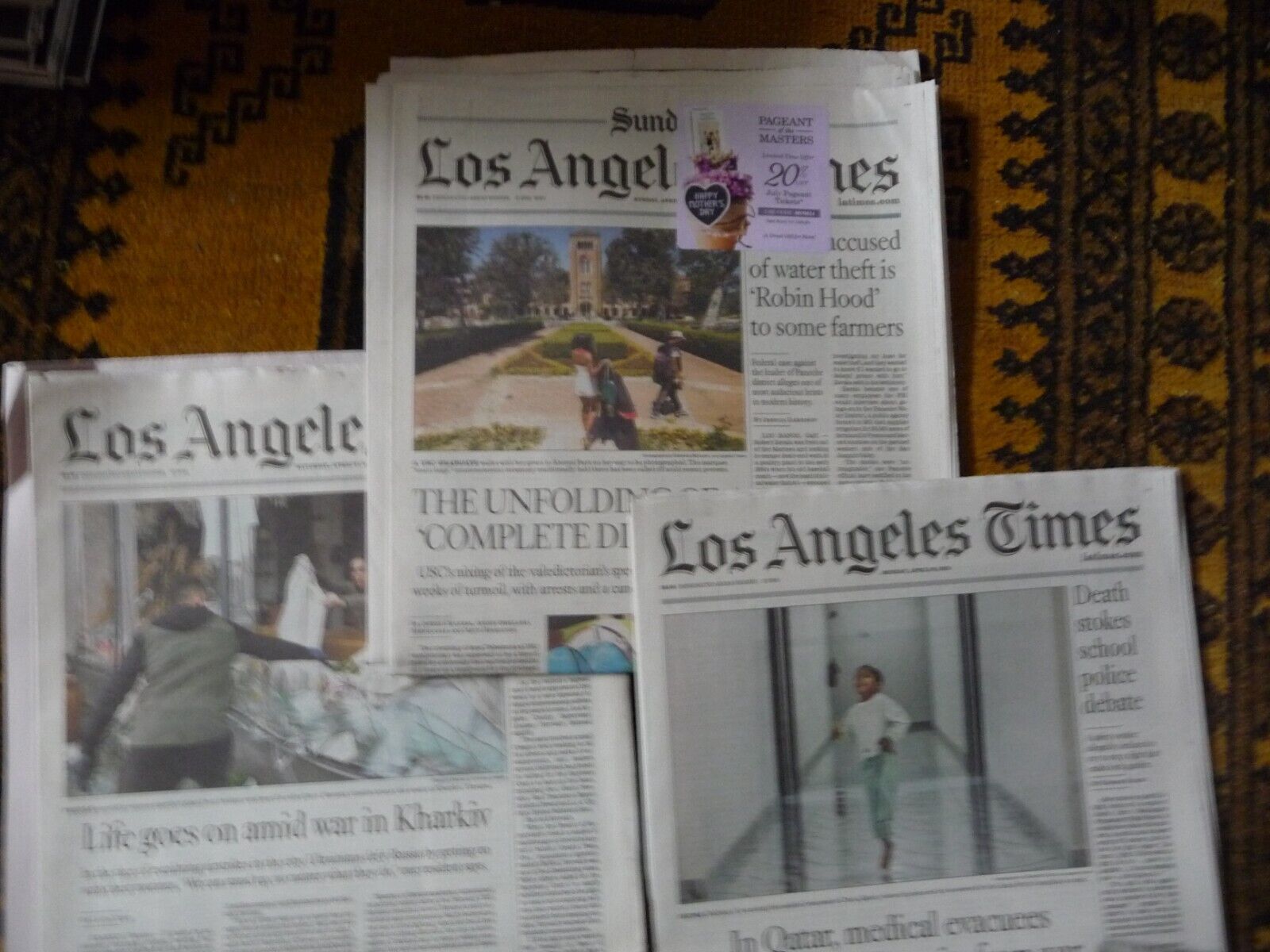 Los Angeles Times April 27/28/29/2024 New