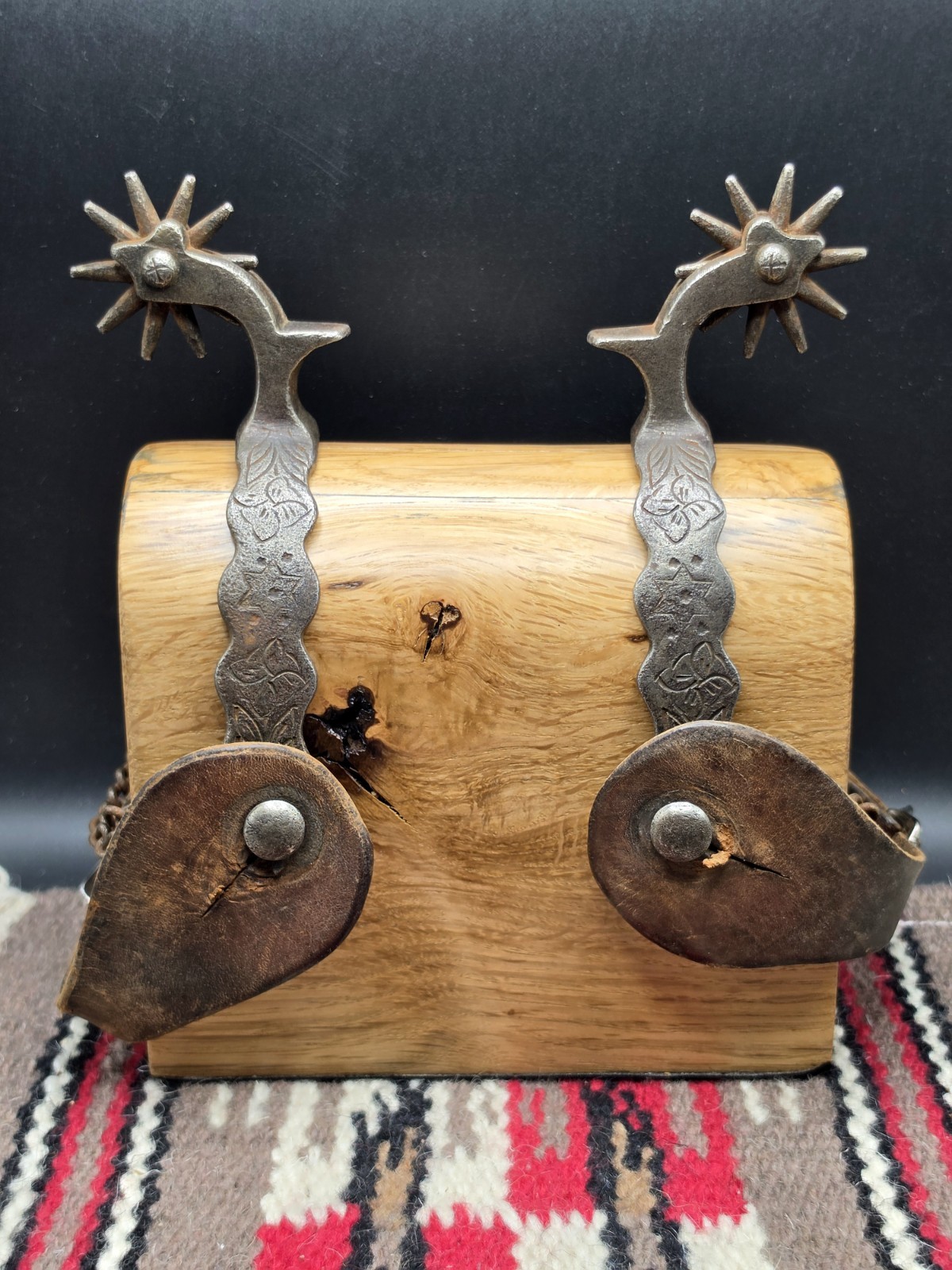 Rare Antique August Buermann Spurs Circa 1920's Rare Antique August Buermann Spurs Circa 1920's
