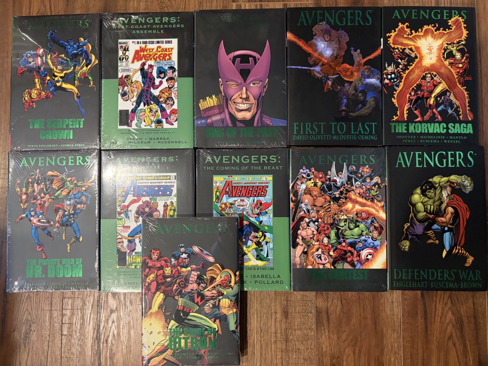 Avengers Marvel Premier Classic Hardcover Huge Lot - Many still sealed