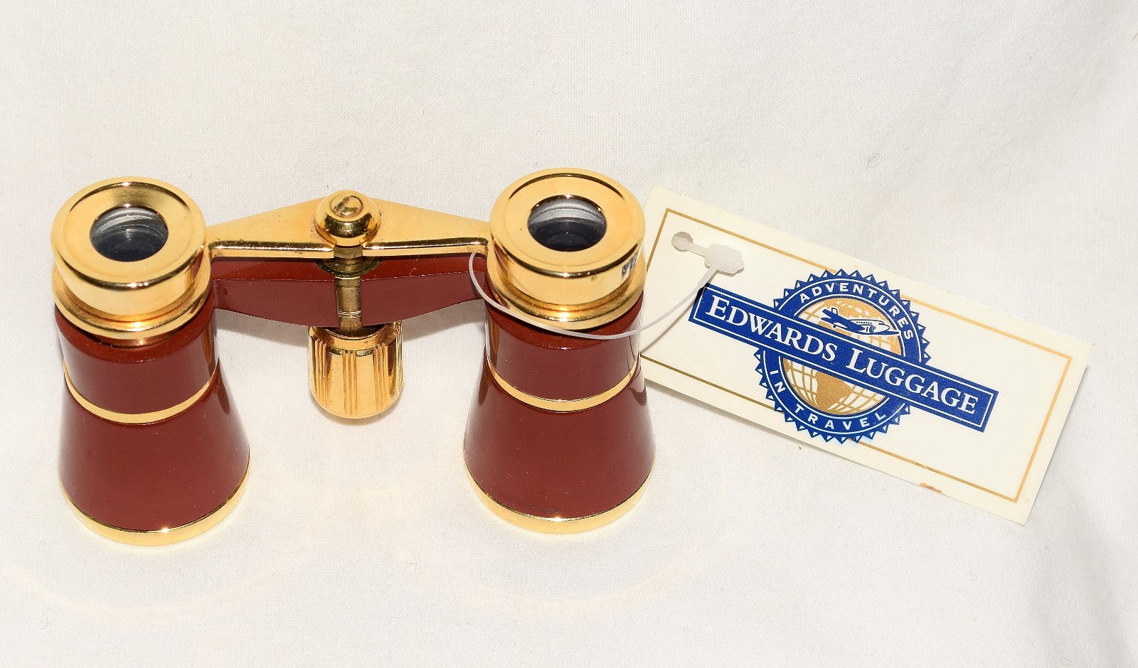 Rare Edwards Luggage Opera Glasses ~ New With Tag ~ USA Rare Edwards Luggage Opera Glasses ~ New With Tag ~ USA
