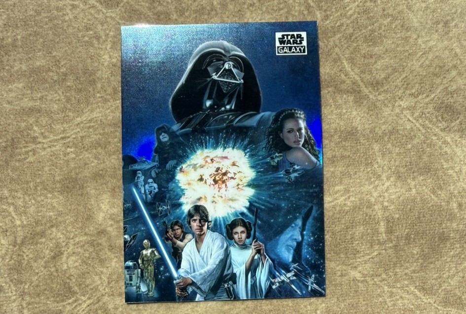 2021 Topps Chrome Star Wars Galaxy #48 Empire and Rebellion Refractor