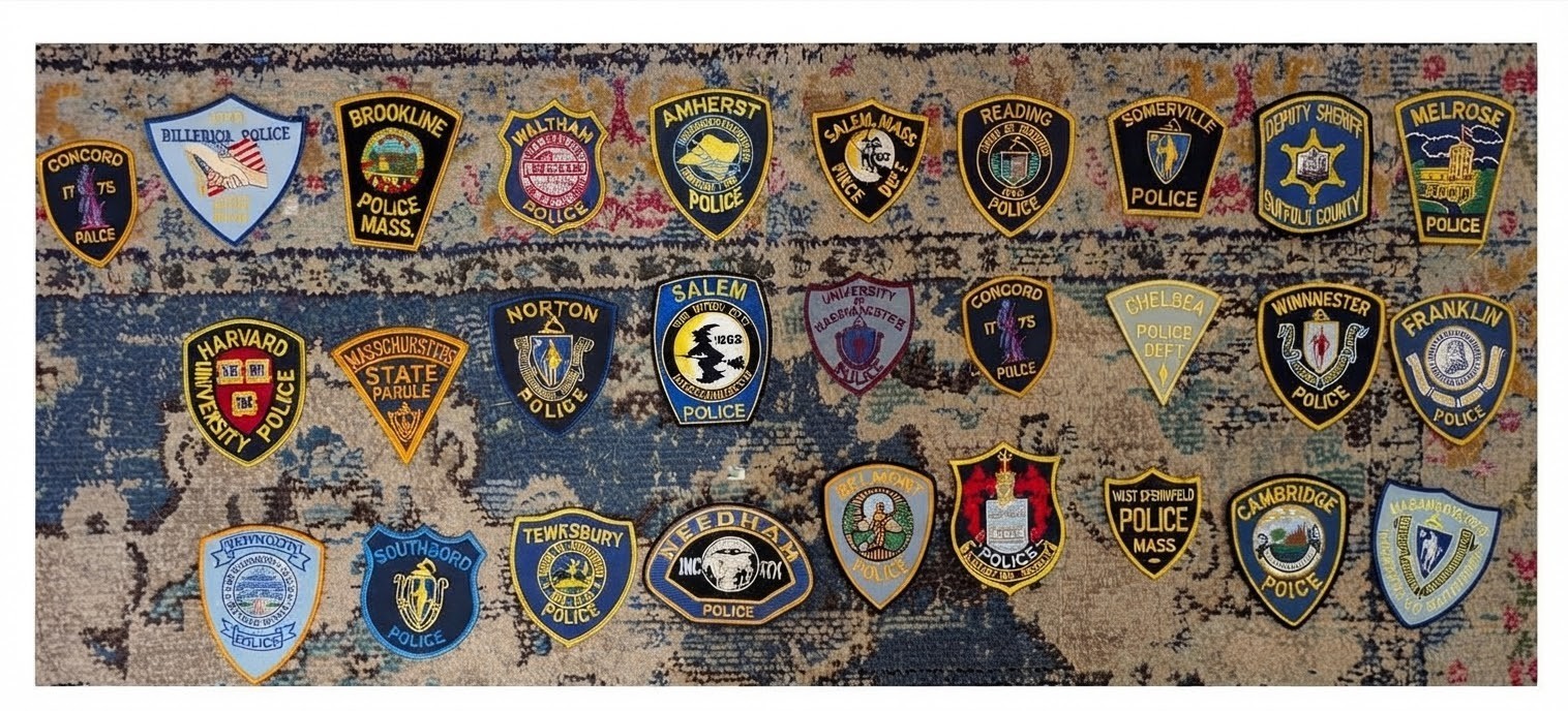Massachusetts Police Patch Lot of 28 Massachusetts Police Patch Lot of 28