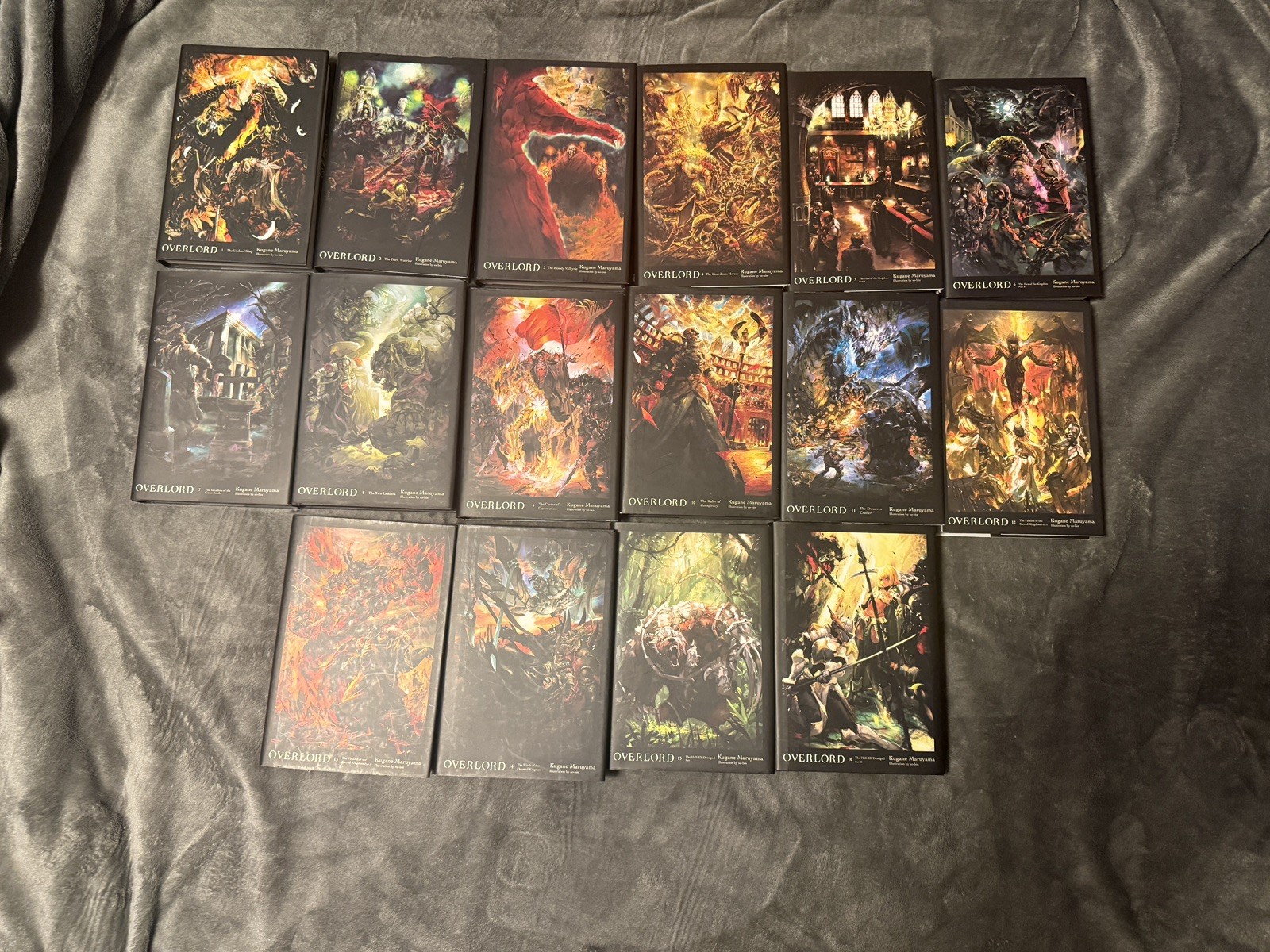 Overlord Vols 1-16 (Light Novel, Hardcover, Read Once) Overlord Vols 1-16 (Light Novel, Hardcover, Read Once)