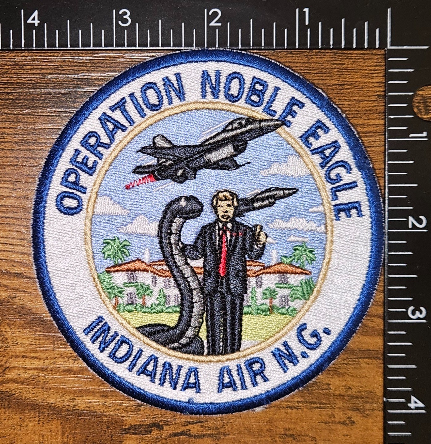Operation Noble Eagle Indiana Air National Guard Military Patch Operation Noble Eagle Indiana Air National Guard Military Patch