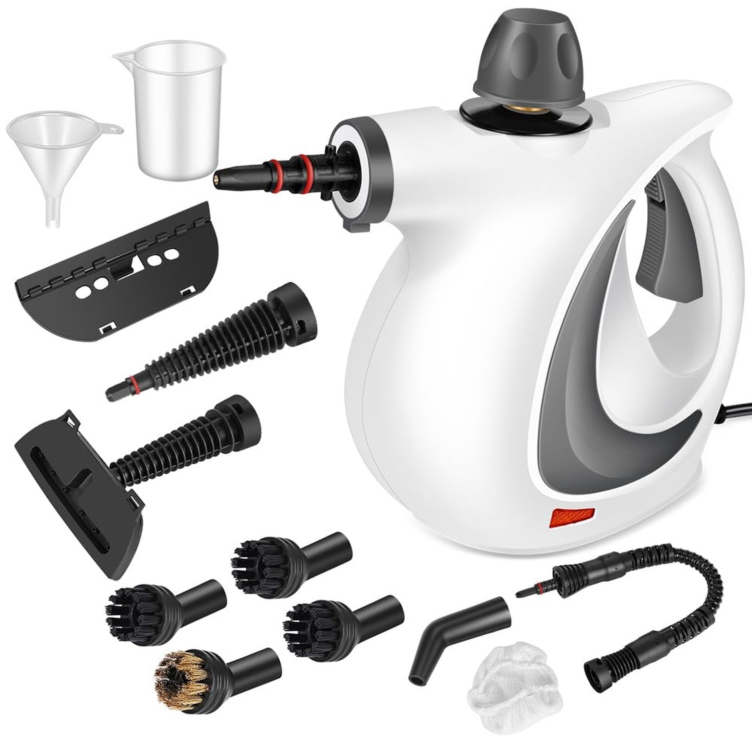 Handheld Pressurized Steam Cleaner with 12 pcs Accessories, Steamer for Clean...